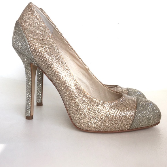 MICHAEL Michael Kors Shoes - MICHAEL MICHAEL KORS 7 M SHOES PUMPS SILVER GOLD